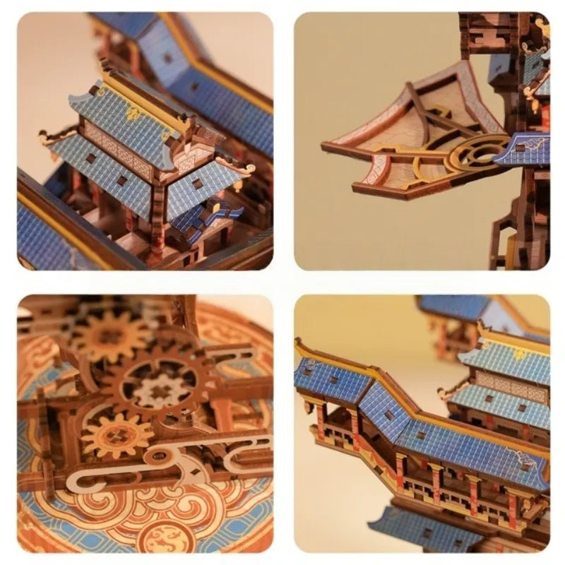 Puzzle en bois 3D - Wind Voyager