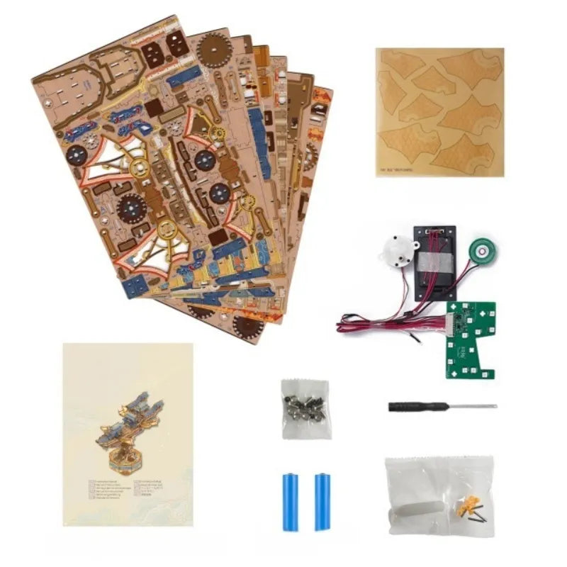 Puzzle en bois 3D - Wind Voyager
