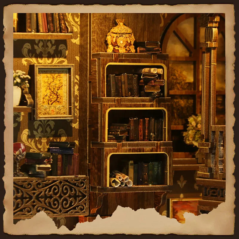 Ancient Book Room : Diorama Livres Anciens Relaxant Book Nook