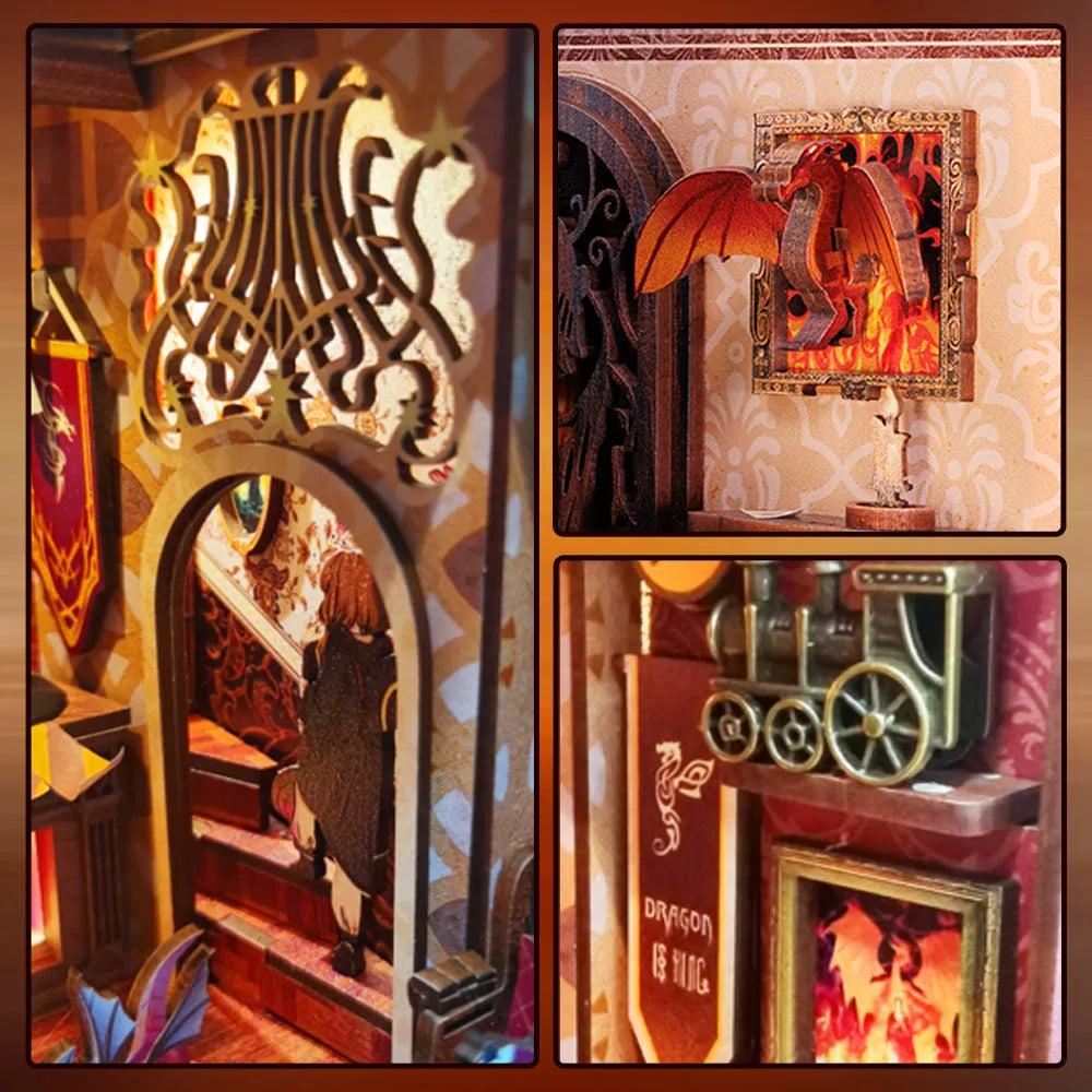 Book Nooks - Flame Common Room