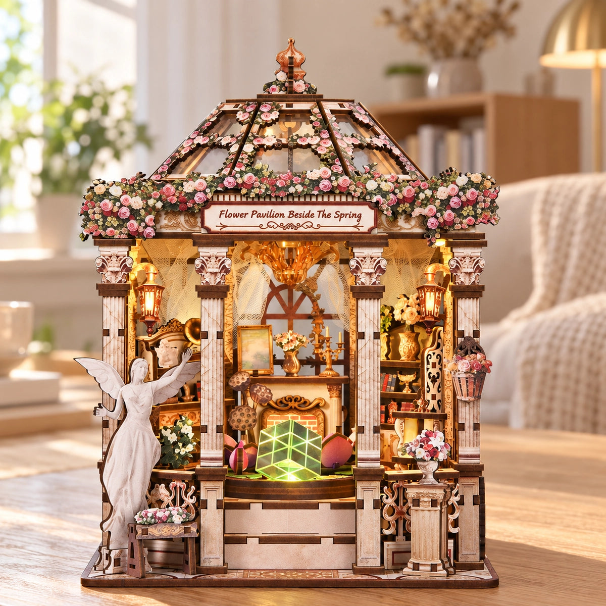 Maison Miniature - Flower Pavilion Beside The Spring