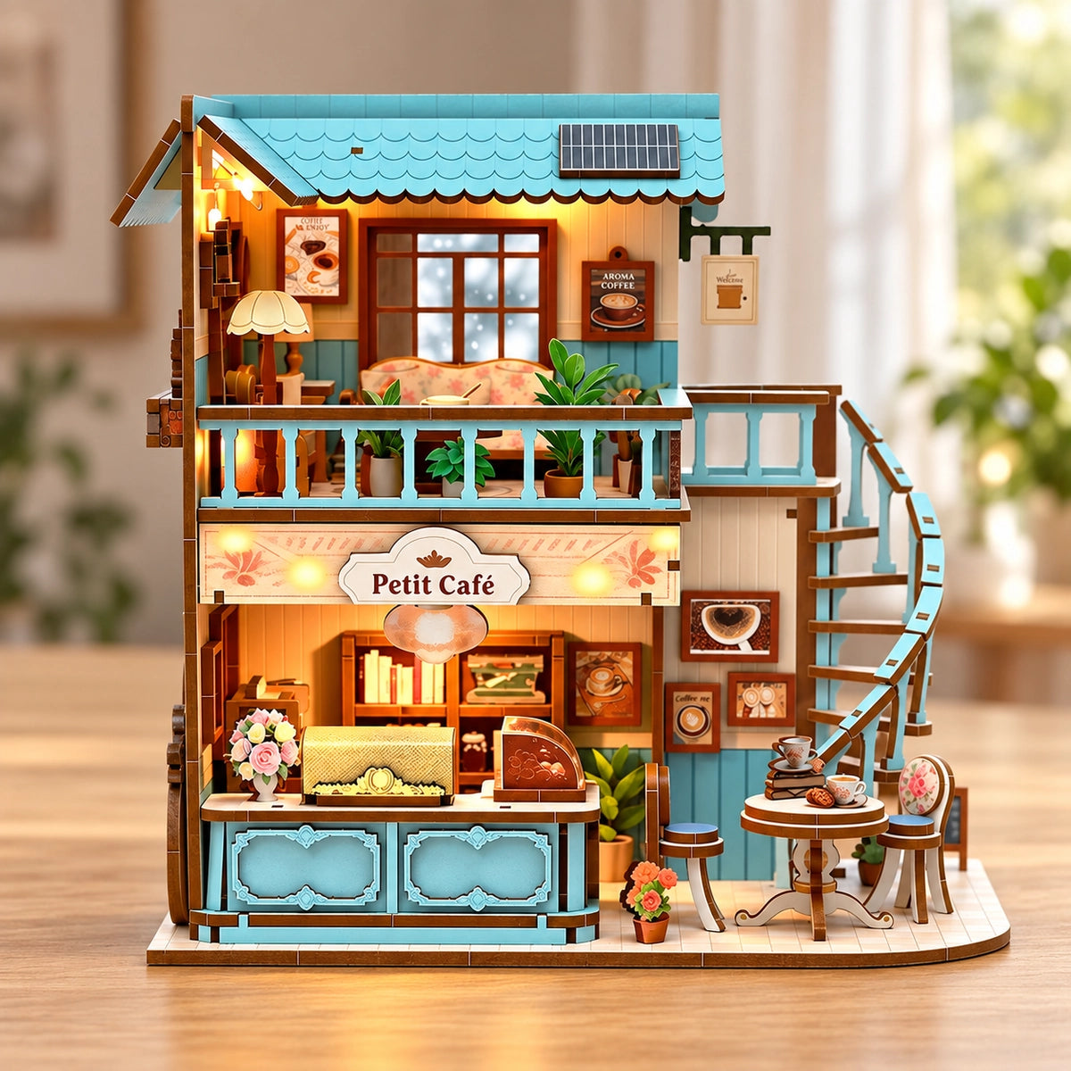 Maison Miniature - French Romantic Cafe