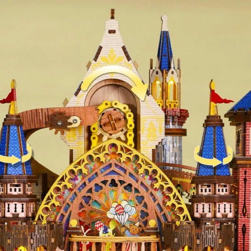 Maison Miniature - Annecy Castle, un kit créatif pour construire un diorama miniature. Parfait pour décorer une bibliothèque ou comme cadeau original pour un amoureux des livres. Par Nookette.