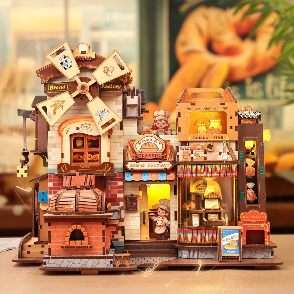Puzzle 3D en Bois -Bread Factory