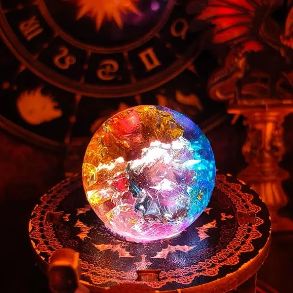 Boule de cristal aux sept couleurs
