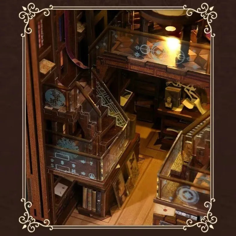 Escalier simulé avec motif