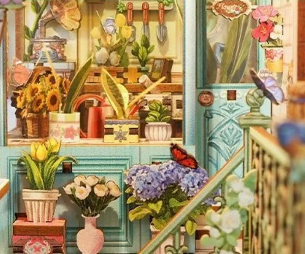 Fleurs dans la ruelle