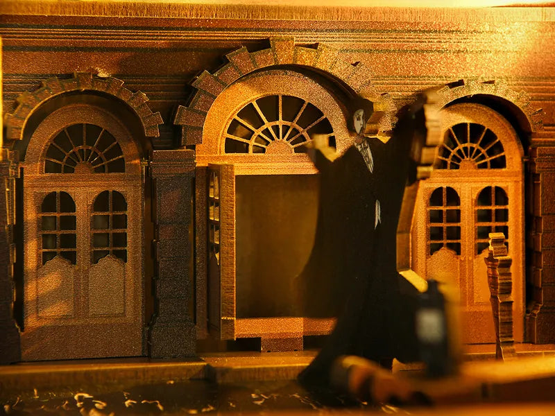 Chanteur d'opéra au milieu d'une représentation