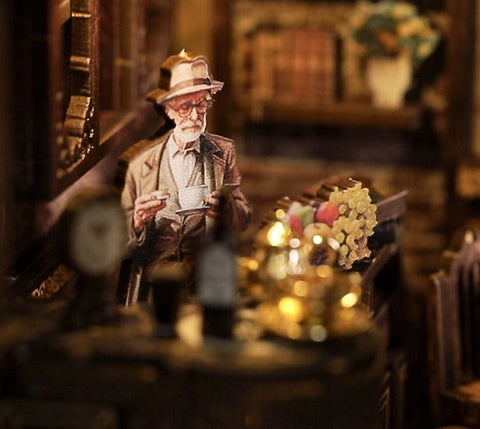 Le barista prépare le café avec dévouement