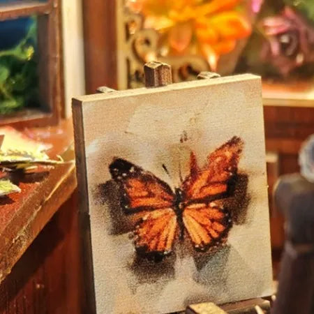 Papillon sur le chevalet