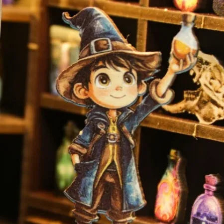 Mage tenant une potion