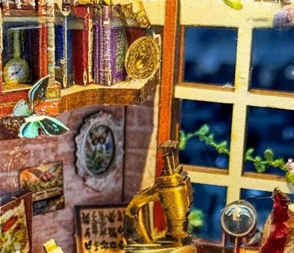 Un coin du laboratoire floral