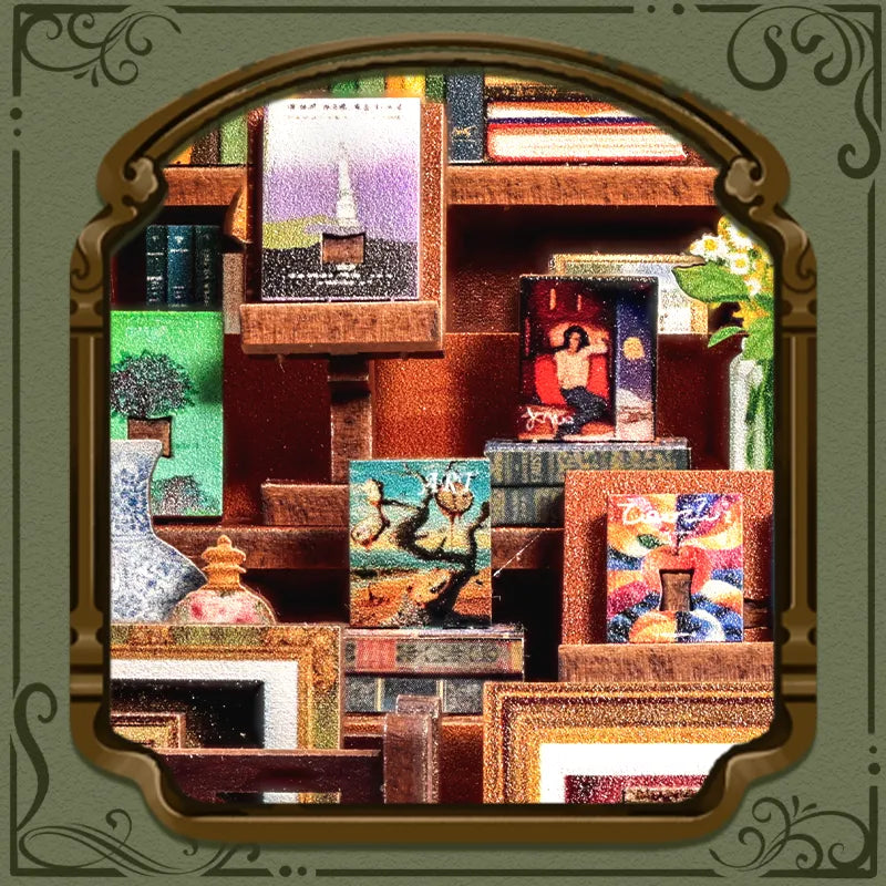 Tableaux encadrés en couches