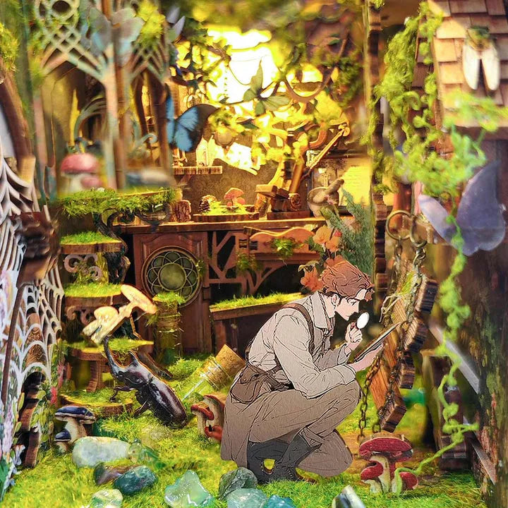 Monsieur Fabre observe la métamorphose des insectes