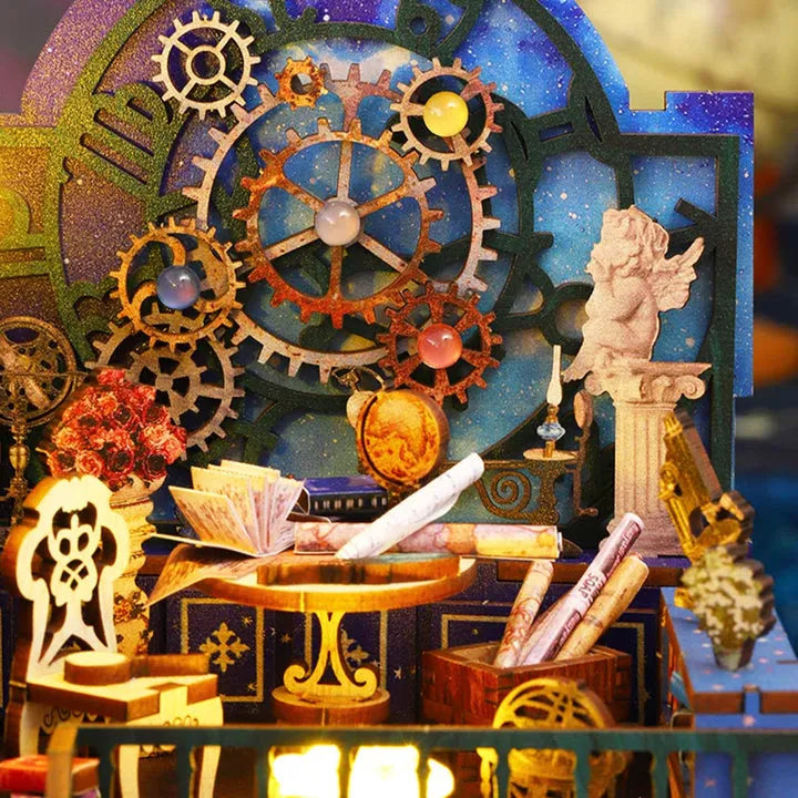 Roues orbitales planétaires détaillées et planètes