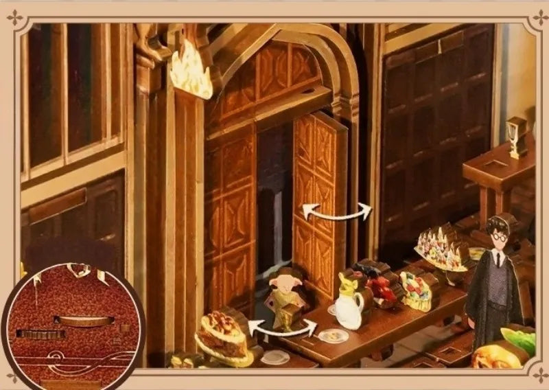 Petite porte vers une salle mystérieuse