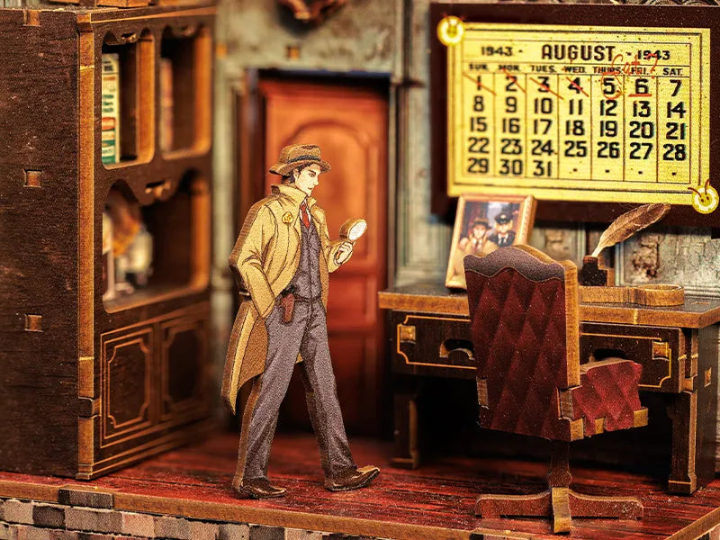 Le détective qui suit les traces