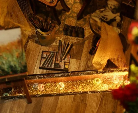 Rivière de perles scintillantes