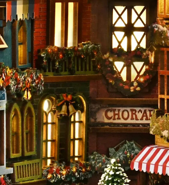 Une vue de rue onirique