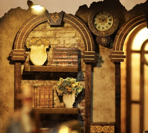 L'aménagement nostalgique du café