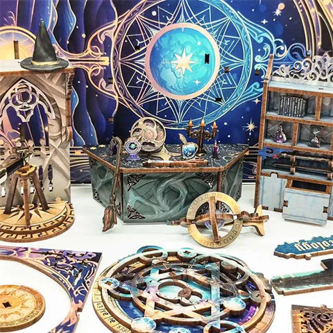 Bibliothèque mystique dédiée à l’astrologie