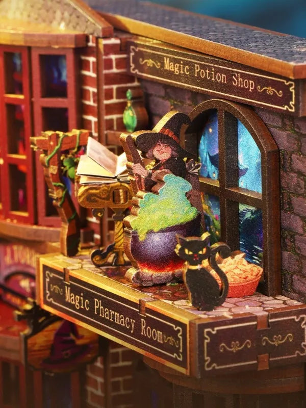 Un chaudron aux reflets bleu pâle