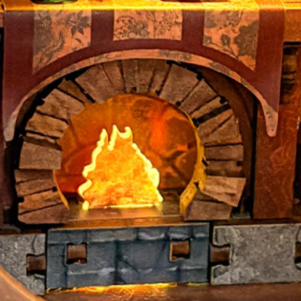 Cheminée chaleureux