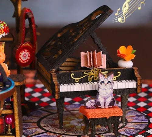 Un élégant chat persan