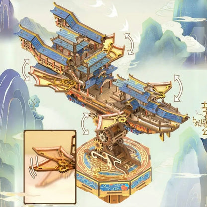 Puzzle en bois 3D - Wind Voyager