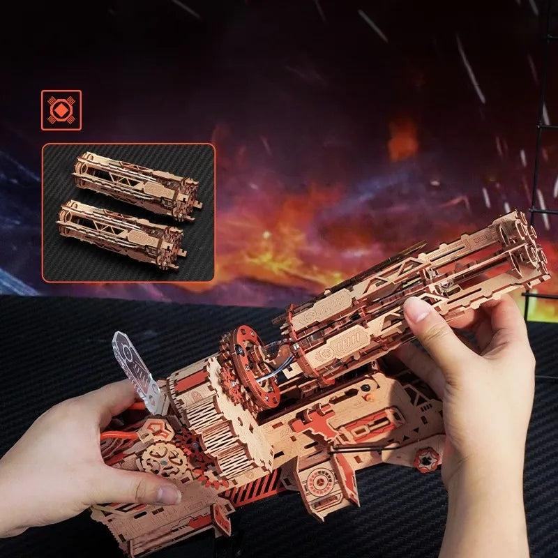 Puzzle en bois 3D - Burning Cyclone