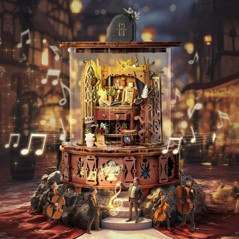 Boîte à Musique en Bois - Magic Botanist