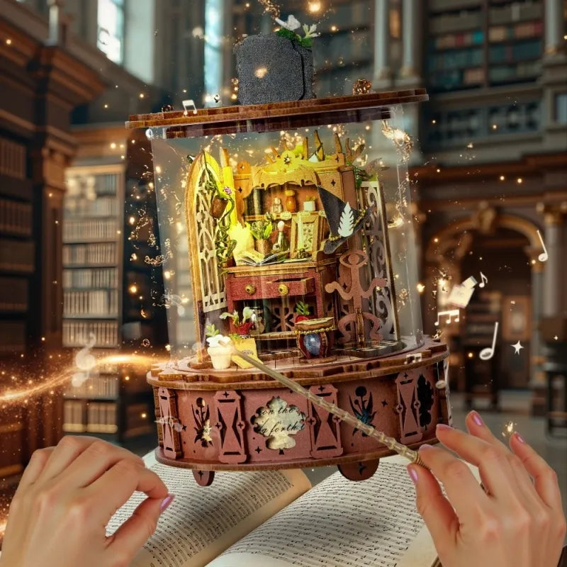 Boîte à Musique en Bois - Magic Botanist