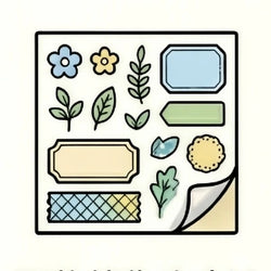 Autocollants prédécoupés