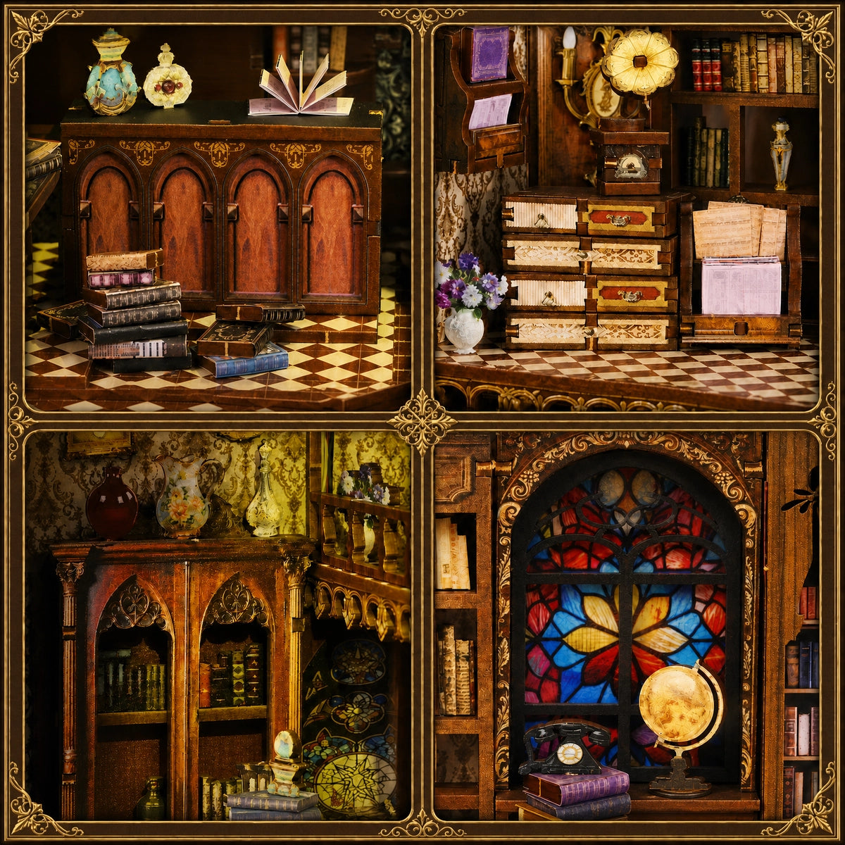 Book Nook - Ancient And Elegant Books