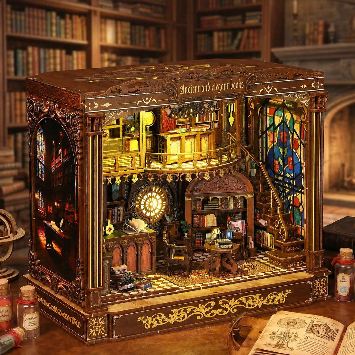 Book Nook - Ancient And Elegant Books