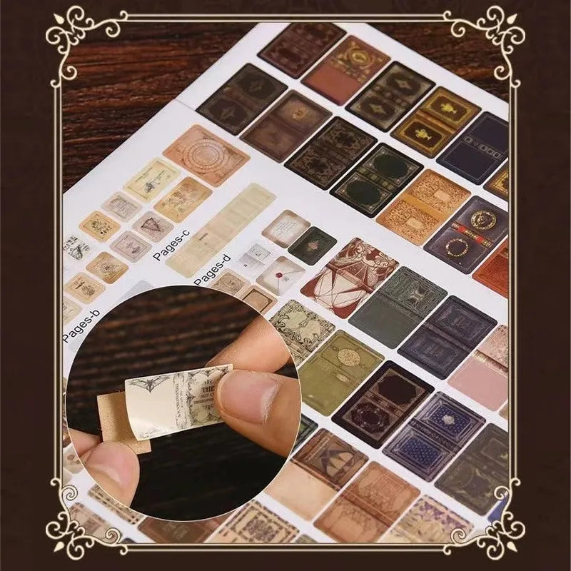 Book Nook - Beyond Library, un kit créatif pour construire un diorama miniature. Parfait pour décorer une bibliothèque ou comme cadeau original pour un amoureux des livres. Par Nookette.