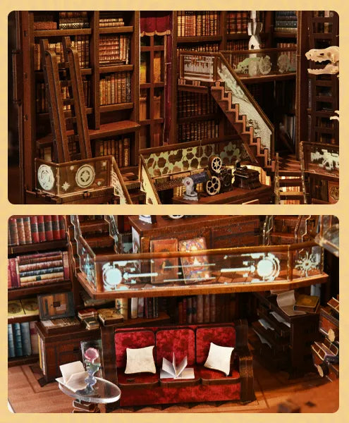 Un design d'escalier et de grenier à plusieurs niveaux qui crée une structure spatiale fascinante