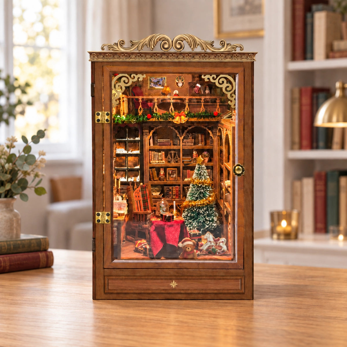 Book Nook - Christmas Book House