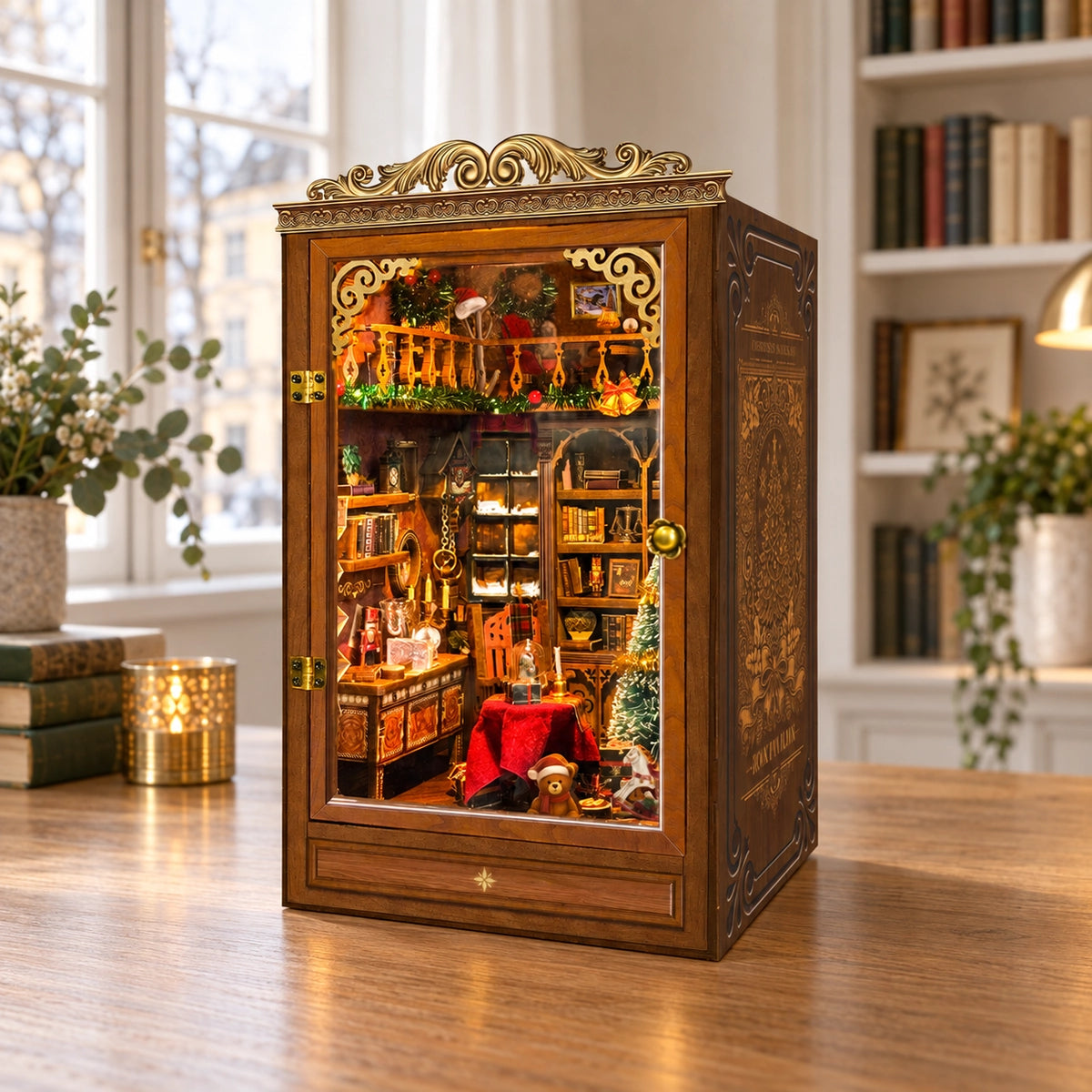 Book Nook - Christmas Book House