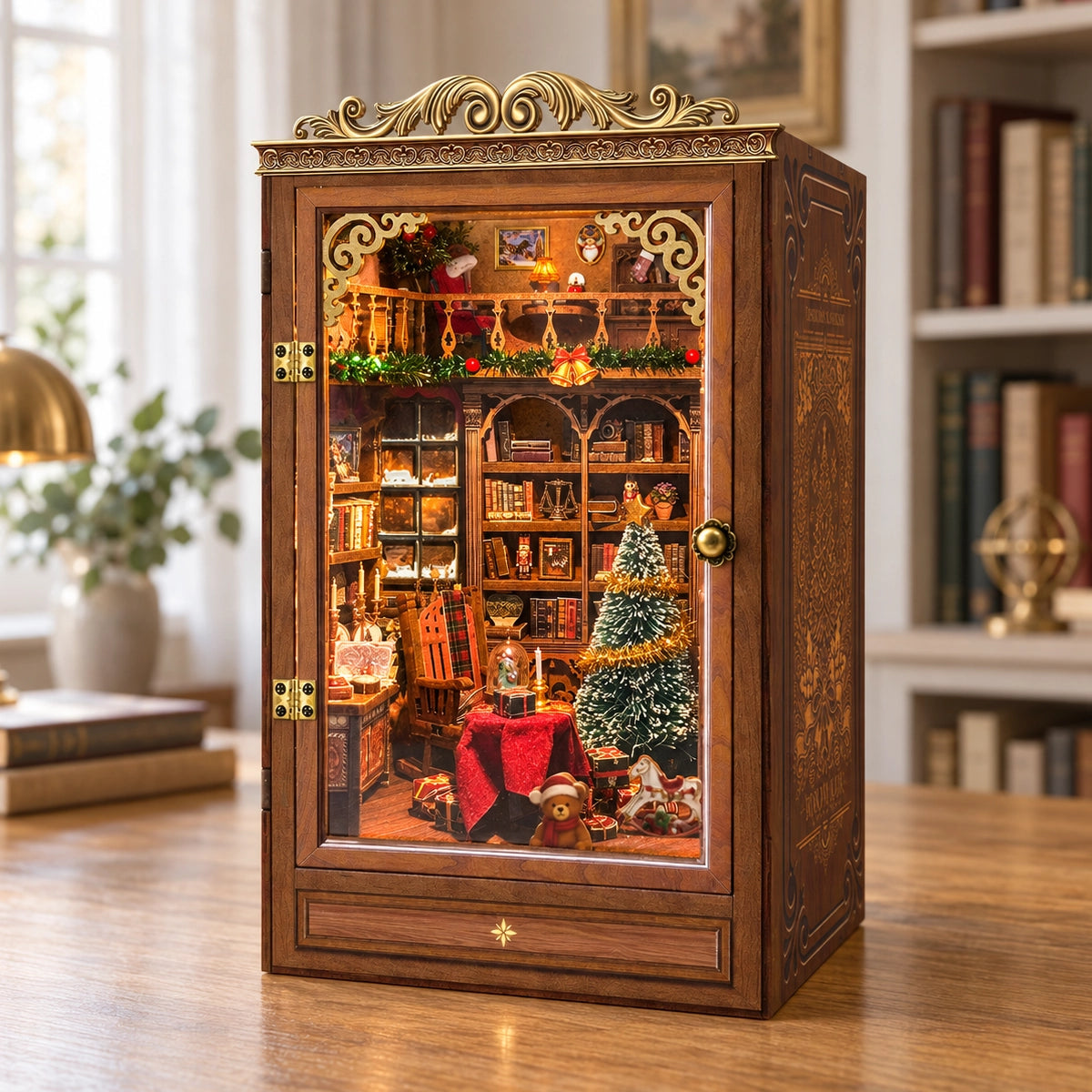 Book Nook - Christmas Book House