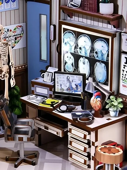 Radiographies et bureau médical
