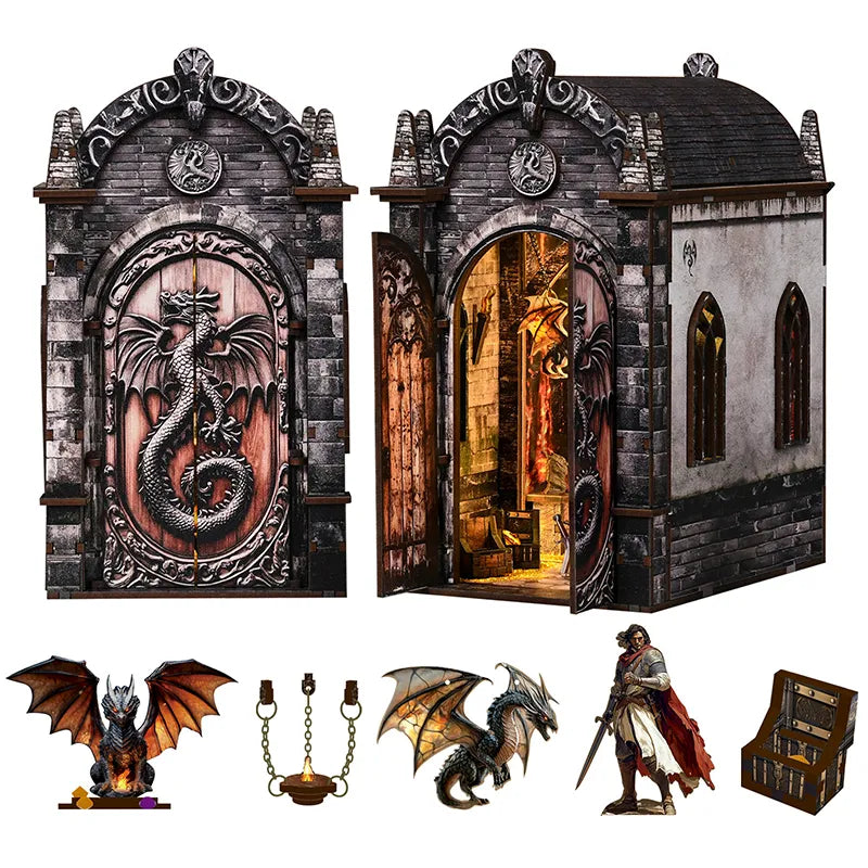 Book Nook Fourth Wing - Dragons Treasure Labyrinth