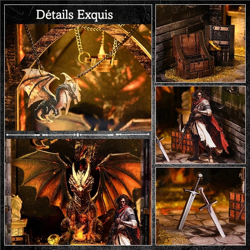 Book Nook Fourth Wing - Dragons Treasure Labyrinth