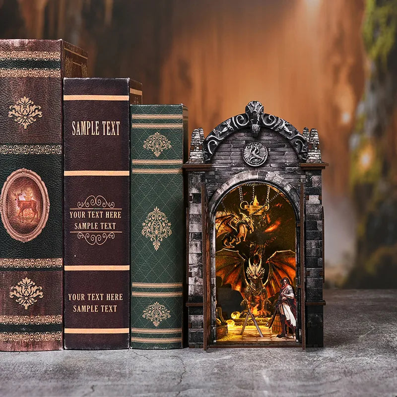 Book Nook Fourth Wing - Dragons Treasure Labyrinth