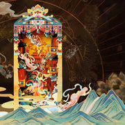 Booknook - Dunhuang Dance, un kit créatif pour construire un diorama miniature. Parfait pour décorer une bibliothèque ou comme cadeau original pour un amoureux des livres. Par Nookette.