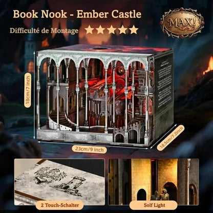 Book Nook Fourth Wing - Ember Castle