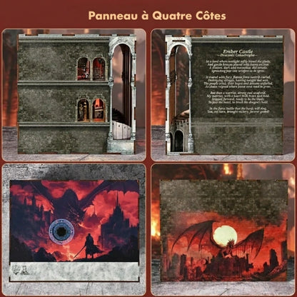 Book Nook Fourth Wing - Ember Castle