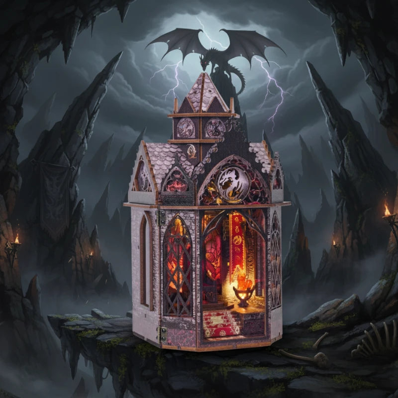 Book Nook Fourth Wing - Spire Of The Wyrm