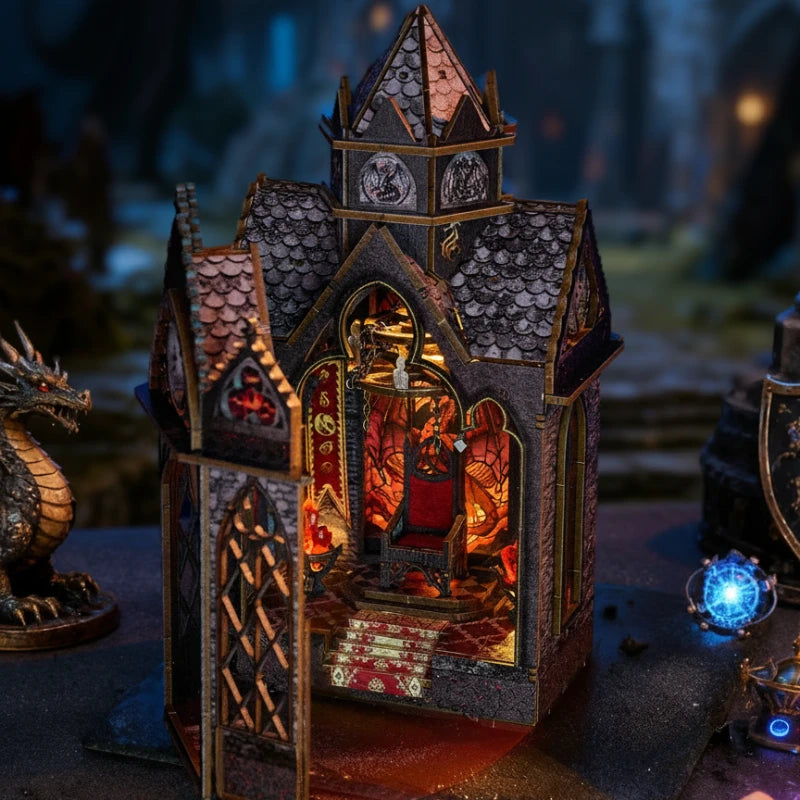 Book Nook Fourth Wing - Spire Of The Wyrm