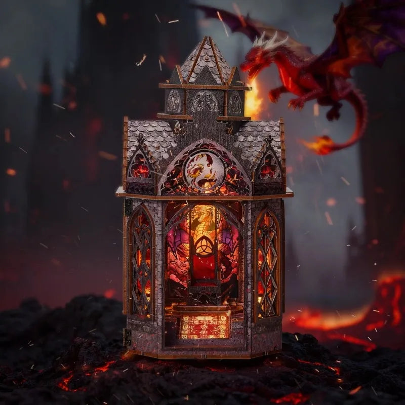 Book Nook Fourth Wing - Spire Of The Wyrm